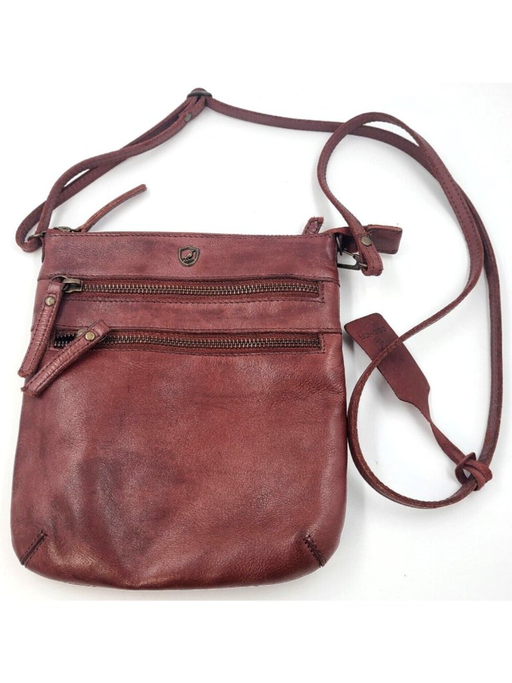 Cochoa Soft Pebbled Leather Crossbody Travel Bag Purse Adjustable Strap Pockets